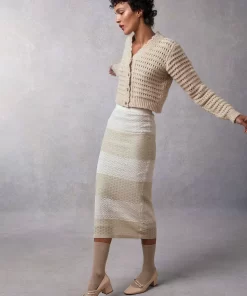 Clothing Rouje | Rosella Cardigan Uni Beige