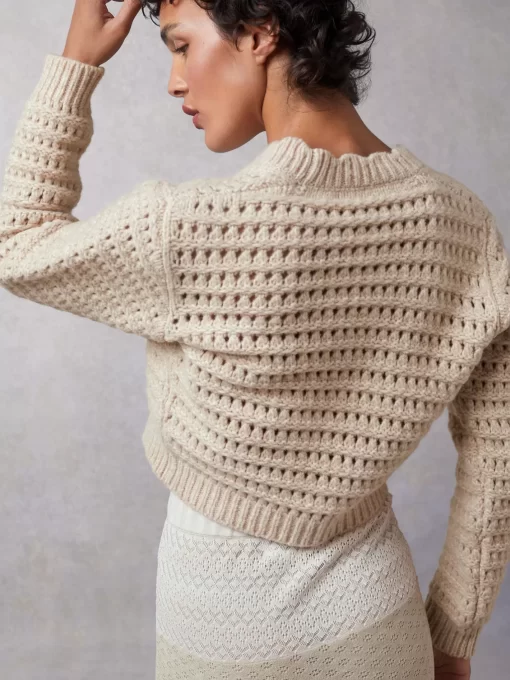 Clothing Rouje | Rosella Cardigan Uni Beige