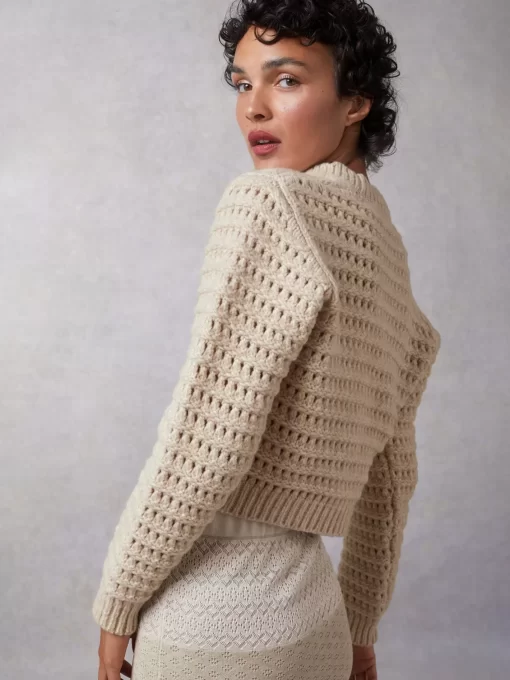 Clothing Rouje | Rosella Cardigan Uni Beige