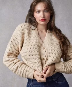 Clothing Rouje | Rosella Cardigan Uni Beige