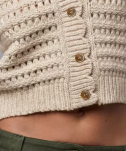 Clothing Rouje | Rosella Cardigan Uni Beige