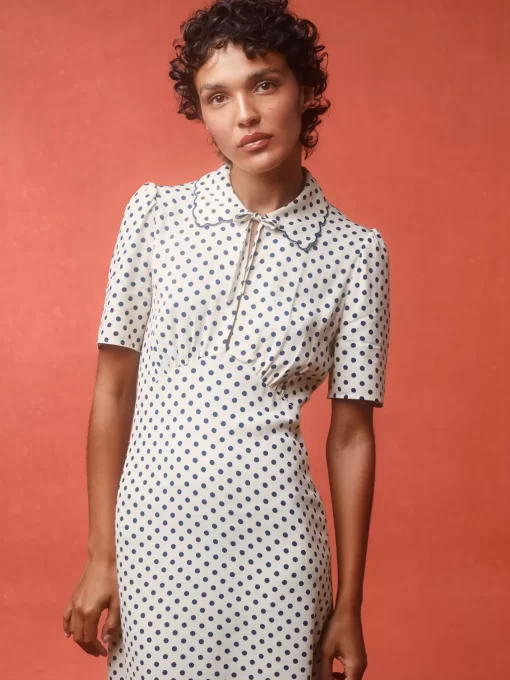 Clothing Rouje | Sheila Dress Carmen Beige