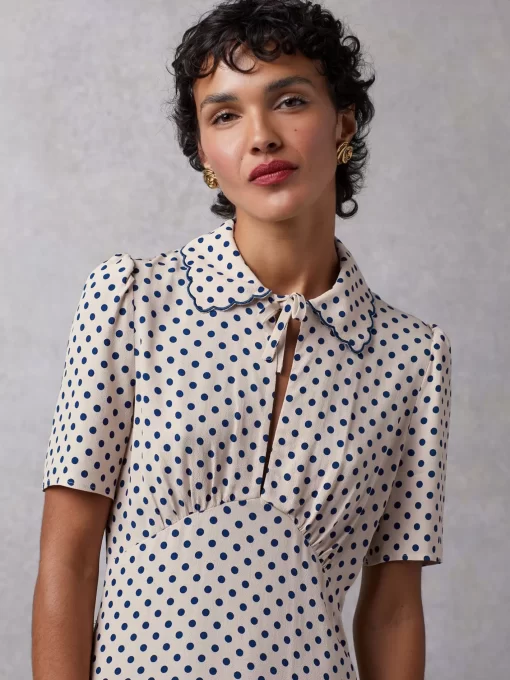 Clothing Rouje | Sheila Dress Carmen Beige