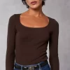 Clothing Rouje | Sia Top Marron