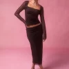 Clothing Rouje | Sia Top Carmena Noir