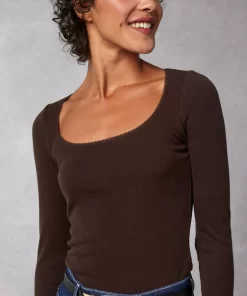 Clothing Rouje | Sia Top Marron