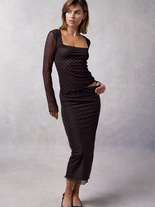 Clothing Rouje | Sia Top Carmena Noir