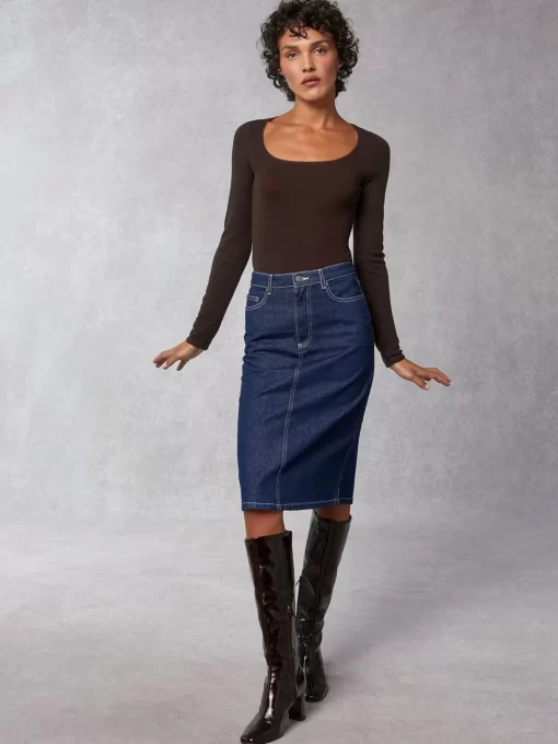 Clothing Rouje | Sia Top Marron