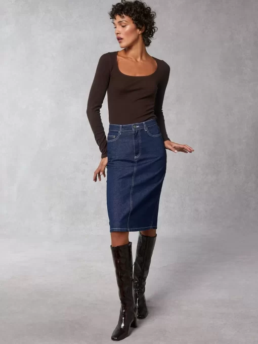 Clothing Rouje | Sia Top Marron