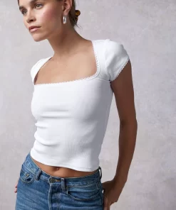 Clothing Rouje | Siam T-Shirt Blanc