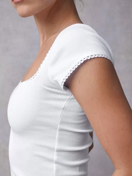 Clothing Rouje | Siam T-Shirt Blanc
