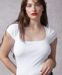 Clothing Rouje | Siam T-Shirt Blanc
