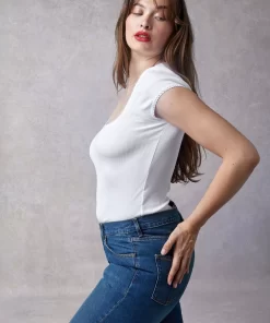 Clothing Rouje | Siam T-Shirt Blanc