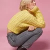 Clothing Rouje | Silva Cardigan Uni Jaune