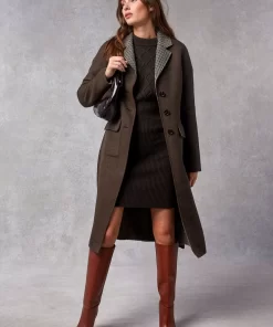 Clothing Rouje | Simone Dress Uni Marron