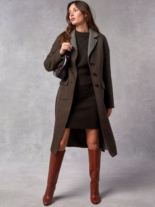 Clothing Rouje | Simone Dress Uni Marron