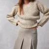 Clothing Rouje | Tatiana Sweater Uni Ecru