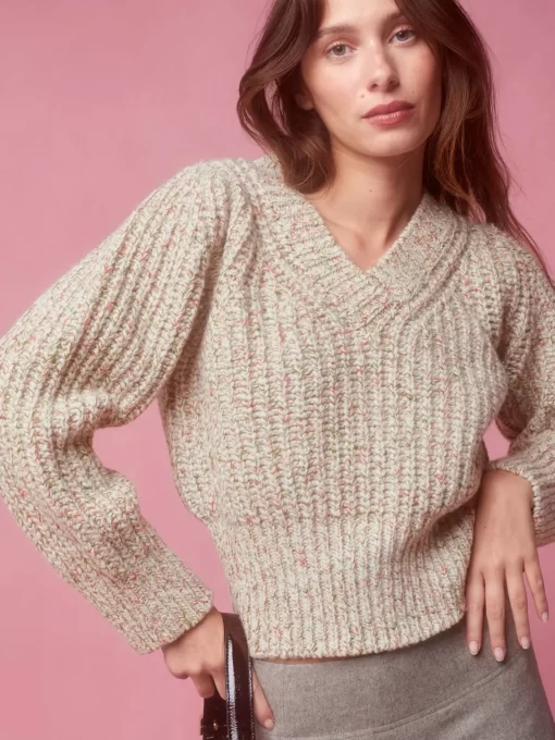 Clothing Rouje | Tatiana Sweater Uni Ecru