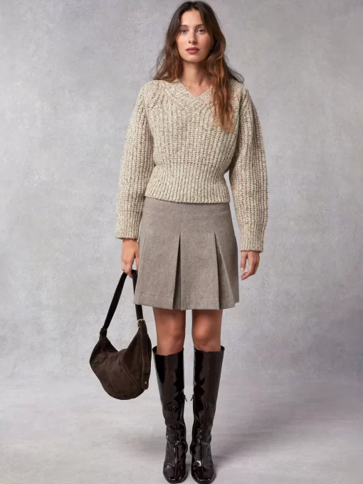 Clothing Rouje | Tatiana Sweater Uni Ecru