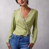 Clothing Rouje | Tessie Shirt Jacquard Tilleul