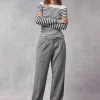 Clothing Rouje | Victor Pants Uni Gris Chine