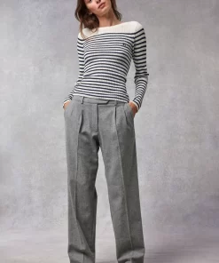 Clothing Rouje | Victor Pants Uni Gris Chine