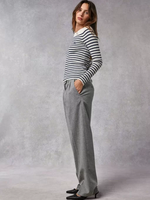 Clothing Rouje | Victor Pants Uni Gris Chine