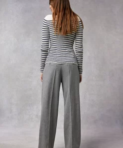 Clothing Rouje | Victor Pants Uni Gris Chine