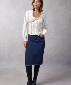 Clothing Rouje | Wendy Shirt Uni Blanc