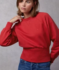 Clothing Rouje | Wesley Sweatshirt Uni Rouge