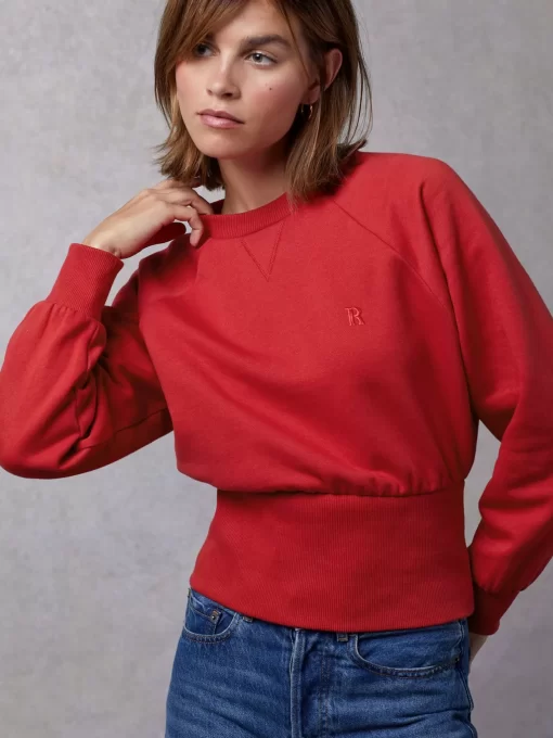 Clothing Rouje | Wesley Sweatshirt Uni Rouge