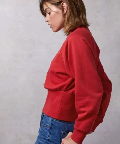 Clothing Rouje | Wesley Sweatshirt Uni Rouge