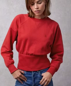 Clothing Rouje | Wesley Sweatshirt Uni Rouge