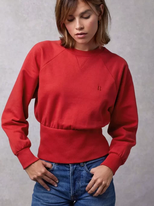 Clothing Rouje | Wesley Sweatshirt Uni Rouge