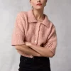 Clothing Rouje | Yves Cardigan Uni Rose