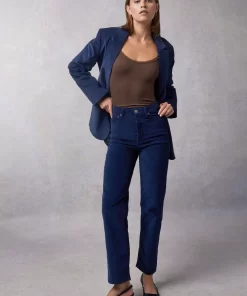 Clothing Rouje | Yvon Pants Blue Denim