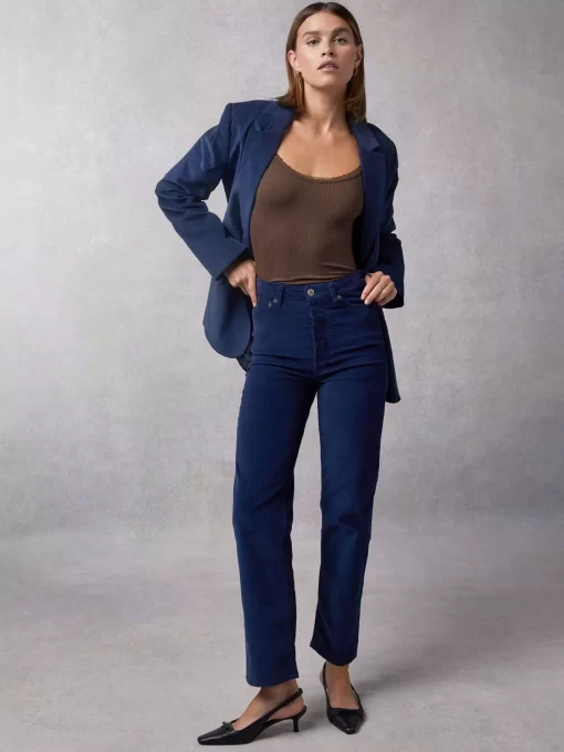 Clothing Rouje | Yvon Pants Blue Denim
