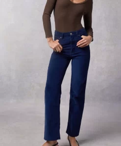 Clothing Rouje | Yvon Pants Blue Denim
