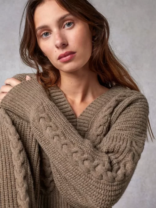 Clothing Rouje | Zoe Sweater Uni Taupe
