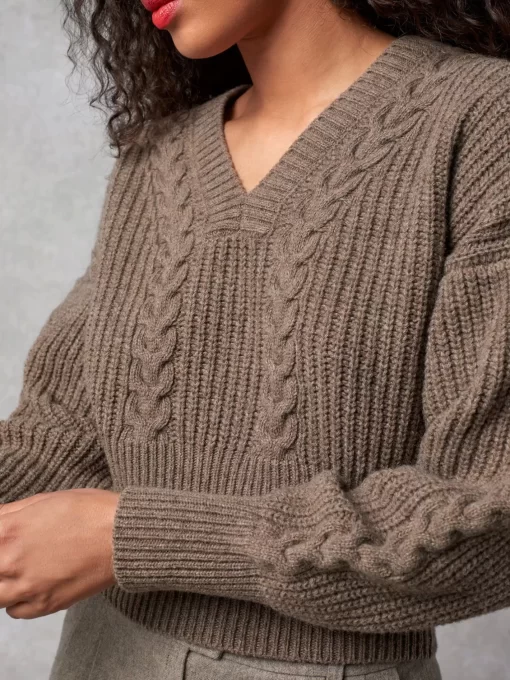 Clothing Rouje | Zoe Sweater Uni Taupe